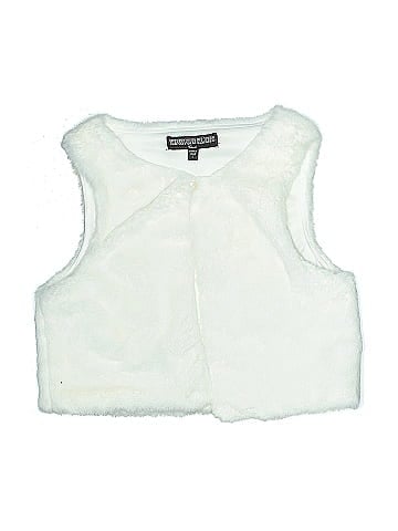 THREE PINK HEARTS Faux Fur Vest (view 1)