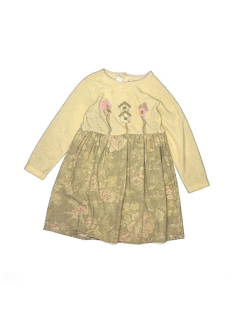 Cachcach 100% Cotton Yellow Dress Size 6 (big kids) - photo 1