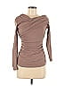 Susana Monaco Brown Long Sleeve Top Size M - photo 1
