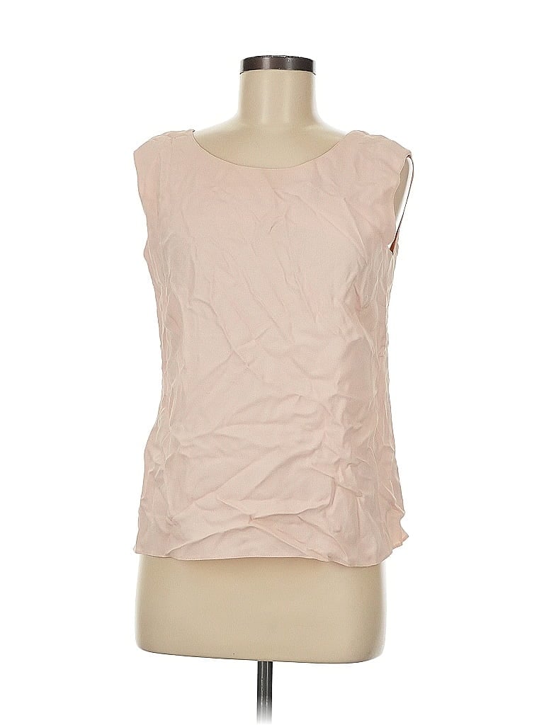 Pre-owned St John Sleeveless Blouse In Pink