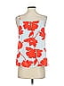 Ann Taylor 100% Polyester Orange Sleeveless Top Size S - photo 2