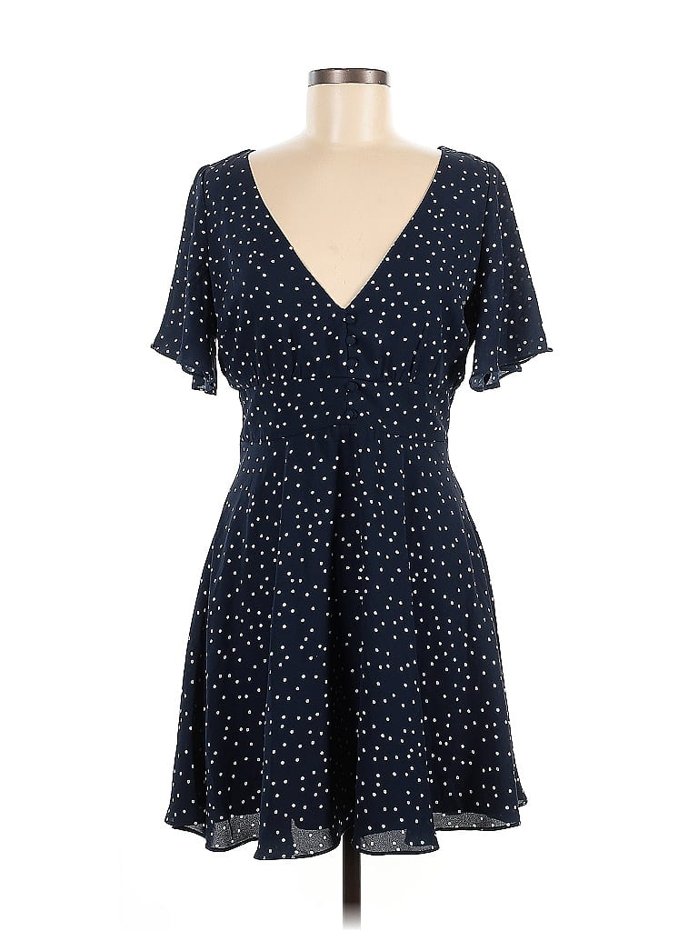 BB Dakota 100% Polyester Stars Blue Casual Dress Size 6 - photo 1