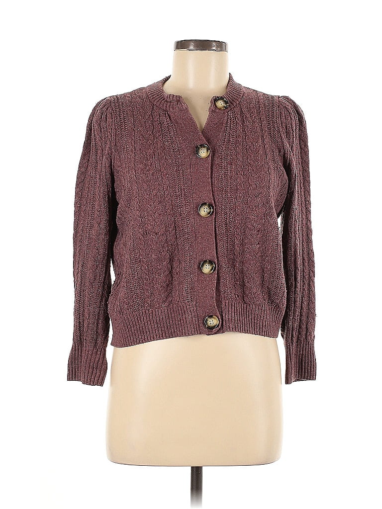 Cardigan ANN TAYLOR LOFT* Femme - Multicolore Manches Bouffantes - Taille S En Coton/lin