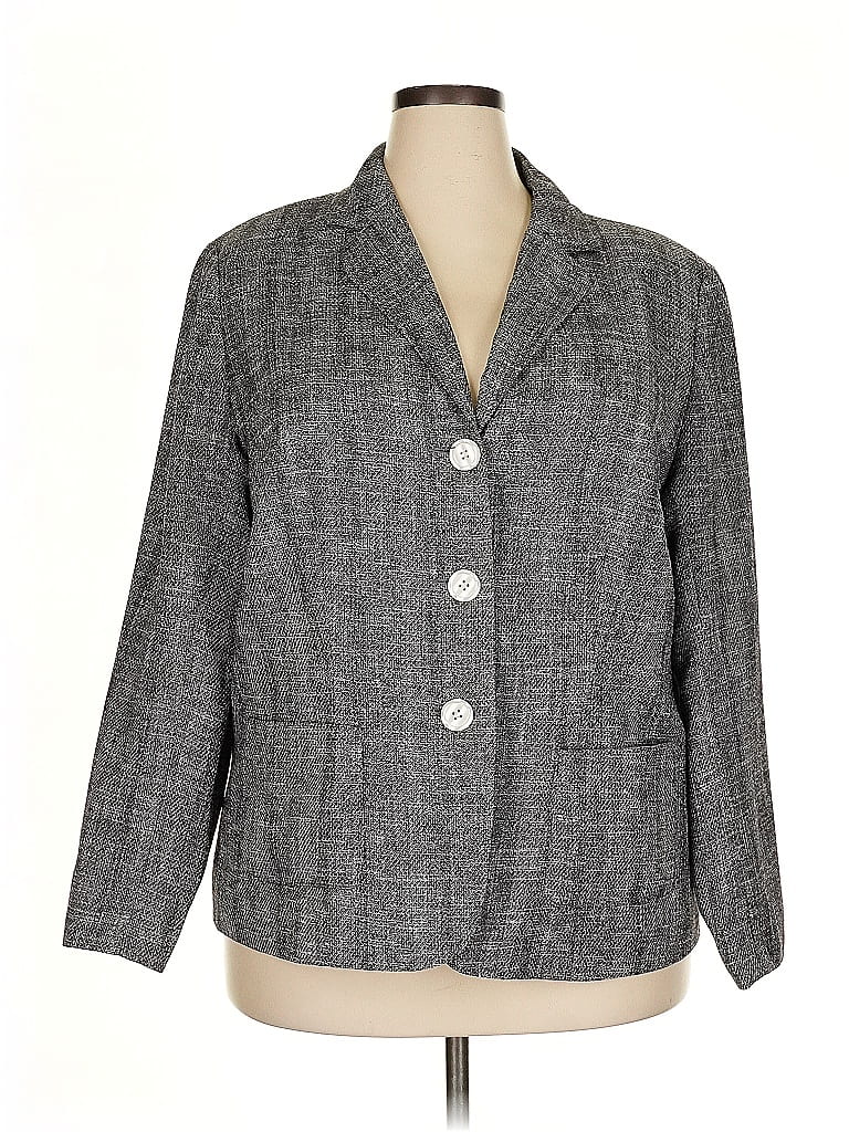 Spiegel Tweed Gray Blazer Size 20 - photo 1