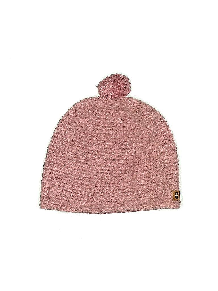Pre-owned Krochet International Kids' Beanie Hat In Pink