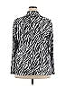 Terra & Sky Silver Black Long Sleeve Turtleneck Size 2X - photo 2