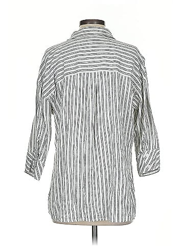Jason Wu 3/4 Sleeve Button-Down Shirt (view 2)