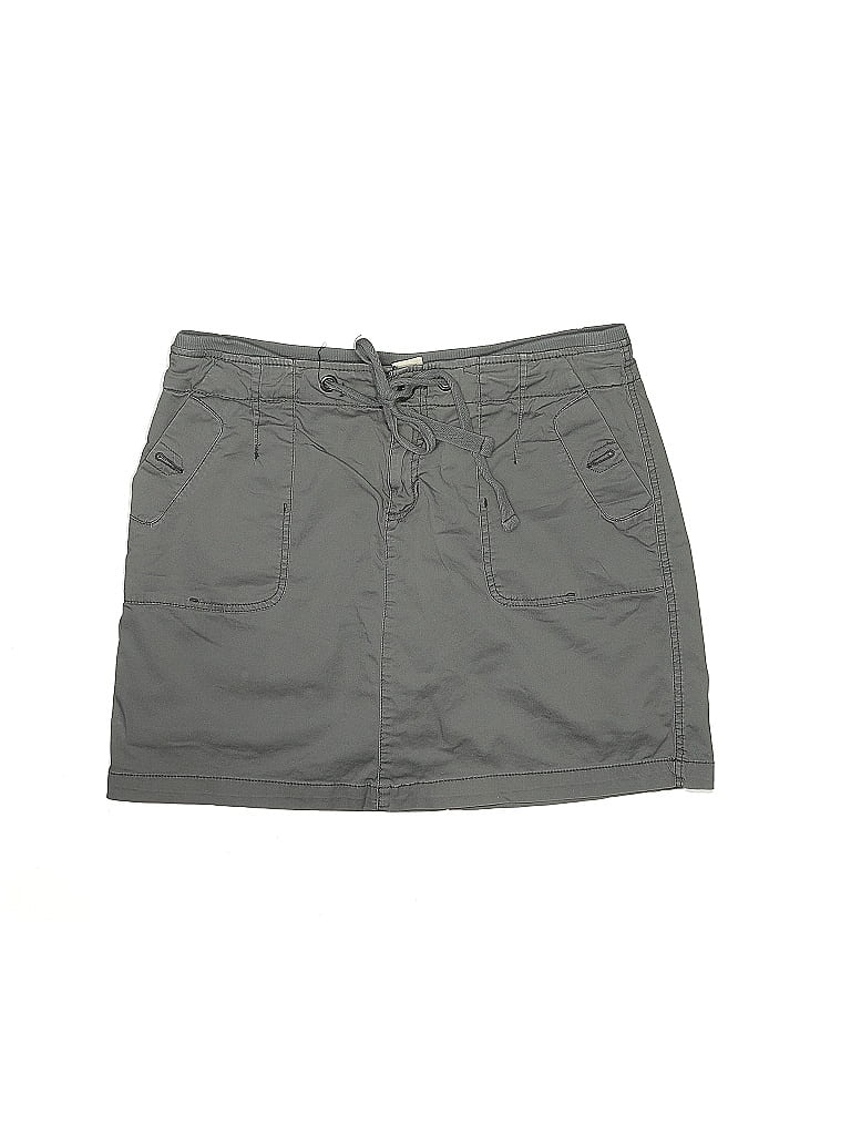 SONOMA life + style Solid Gray Casual Skirt Size 14 - photo 1