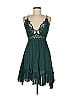 FP One 100% Cotton Teal Green Cocktail Dress Size M - photo 1