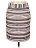 Ann Taylor LOFT Stripes Gray Casual Skirt Size 8 - photo 1