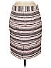 Ann Taylor LOFT Stripes Gray Casual Skirt Size 8 - photo 2