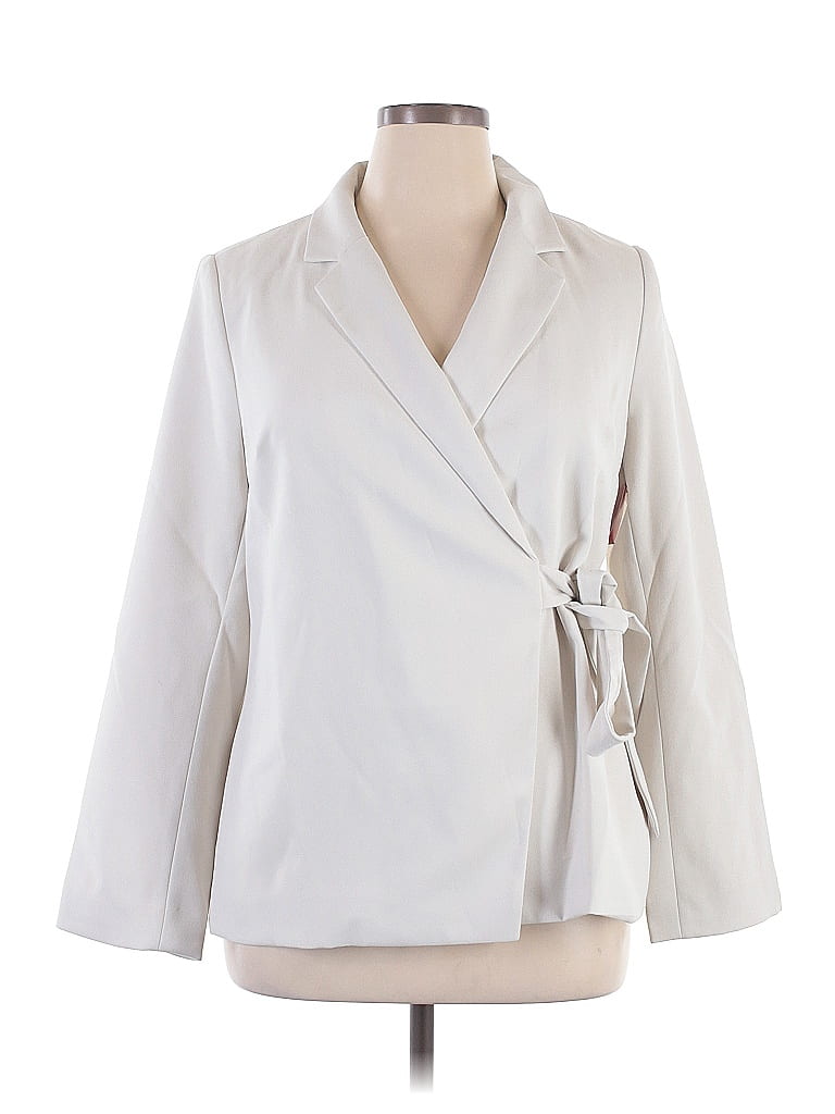 SPANX 100% Polyester Ivory Blazer Size XL - photo 1