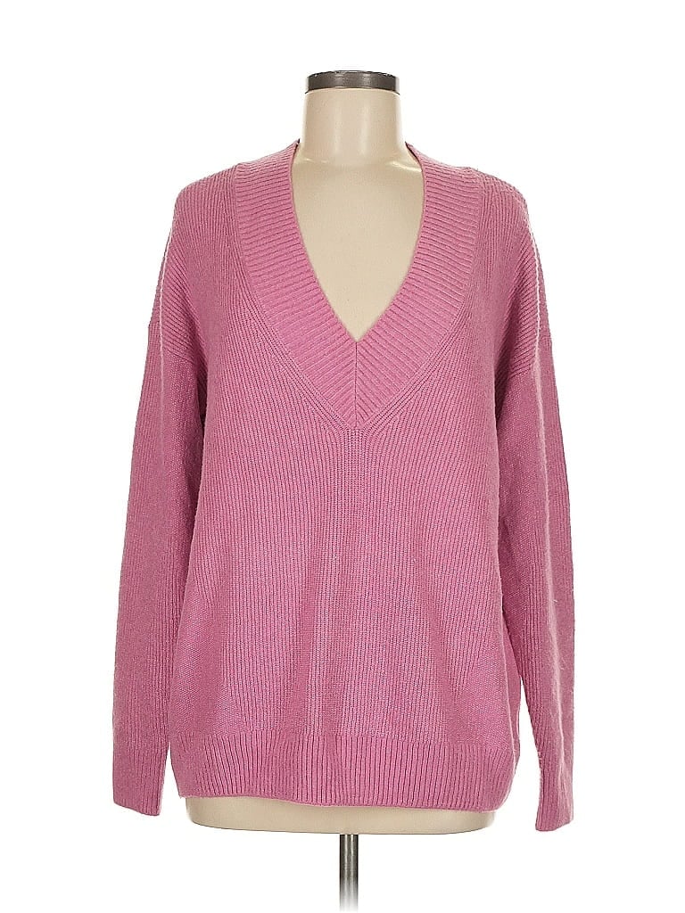 Pre-owned Marled By Reunited Pullover Sweater