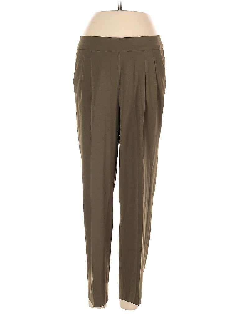 Pre-owned Babaton Casual Pants In Green