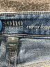 Soho JEANS NEW YORK & COMPANY Hearts Blue Jeans Size 16 - photo 4