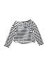 Girls 100% Polyester Stripes Gray Long Sleeve Top Size S (big kids) - photo 1