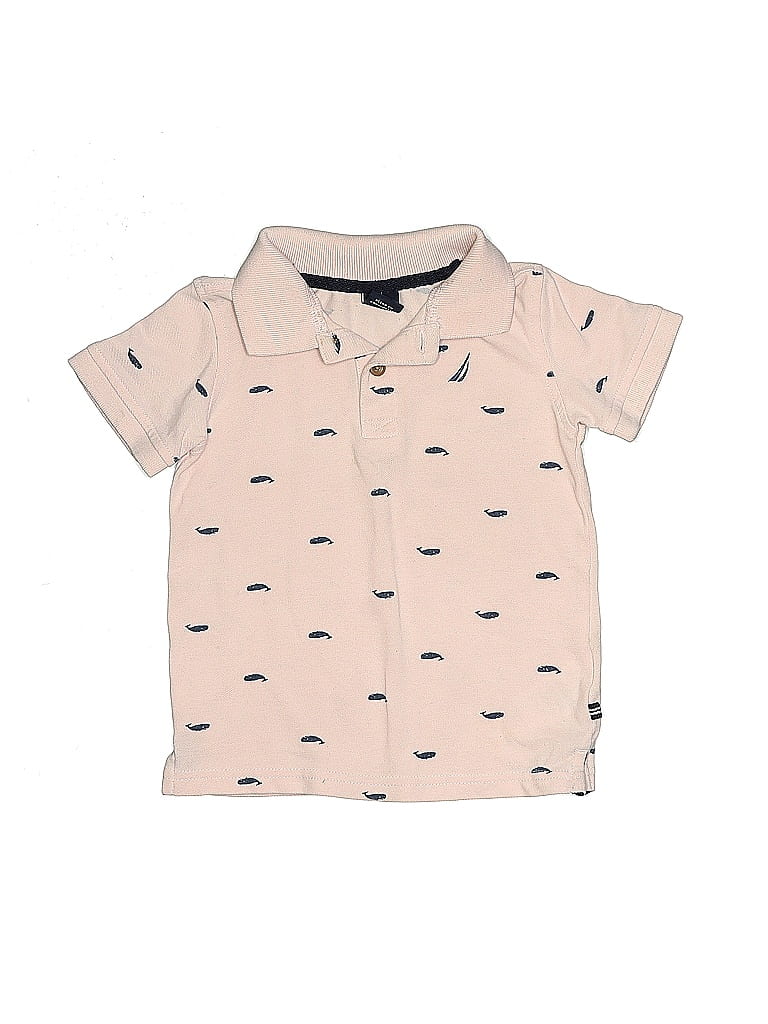 Click to view more detailed imagery on our partner's website Pre-owned Nautica Kids' Short Sleeve Polo Shirt In Brown