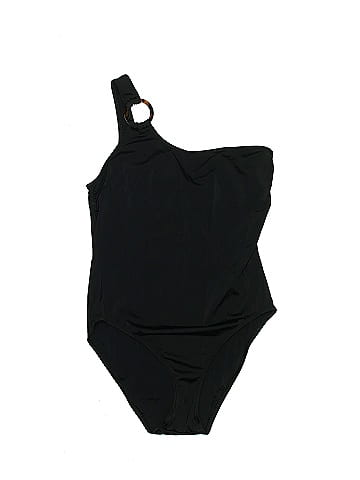 Solid & Striped One Piece Swimsuit (view 1)