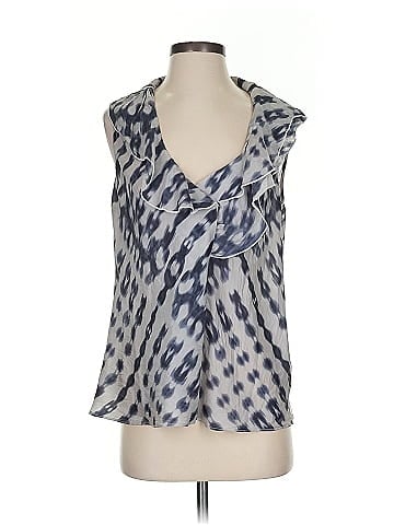 Velvet Sleeveless Silk Top (view 1)
