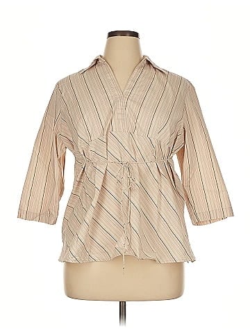 DuO 3/4 Sleeve Button-Down Shirt (view 1)