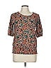 fat face Orange Short Sleeve Blouse Size 6 - photo 1