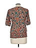 fat face Orange Short Sleeve Blouse Size 6 - photo 2