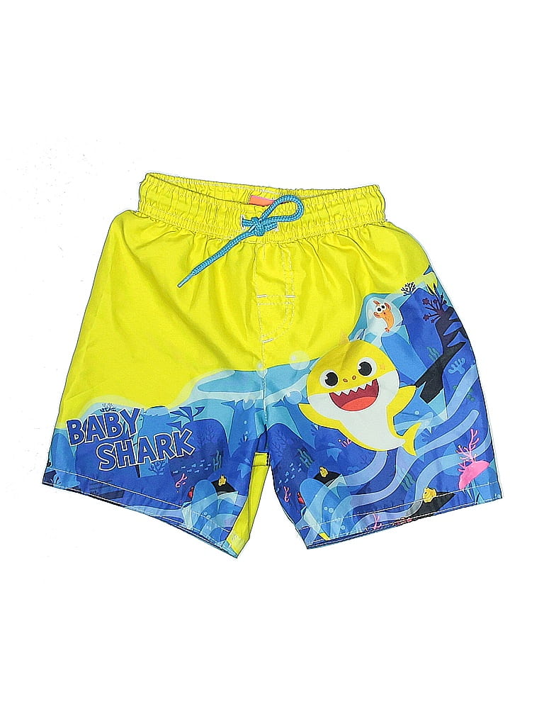 Nickelodeon 100% Polyester Yellow Board Shorts Size 2T - photo 1