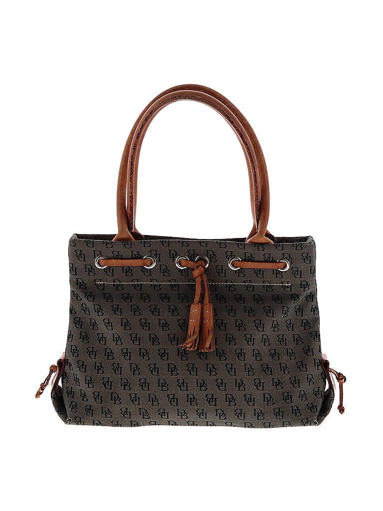 Dooney & Bourke Print Brown Gray Satchel One size - photo 1