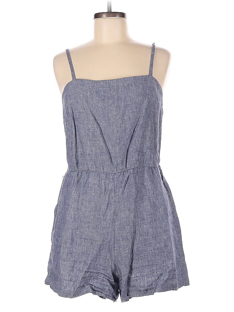 Pre-owned Cynthia Rowley Romper In Blue