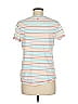 T by Talbots Stripes White Short Sleeve T-Shirt Size M - photo 2