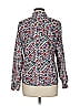 United Colors Of Benetton Floral Teal Long Sleeve Blouse Size M - photo 2