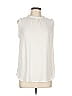 Ann Taylor LOFT 100% Rayon Ivory Sleeveless Blouse Size L - photo 1