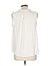 Ann Taylor LOFT 100% Rayon Ivory Sleeveless Blouse Size L - photo 2