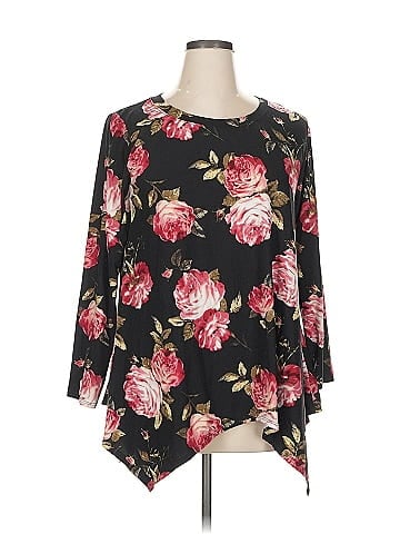 Green Envelope Long Sleeve Blouse (view 1)