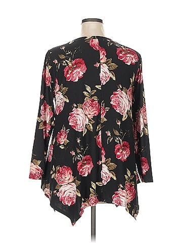 Green Envelope Long Sleeve Blouse (view 2)