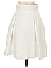 Black Halo Solid Ivory Formal Skirt Size 0 - photo 1