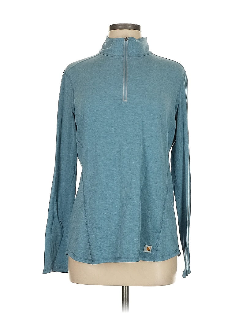 Carhartt Teal Long Sleeve Top Size 8 - photo 1