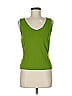 Ann Taylor Green Sleeveless T-Shirt Size M - photo 1