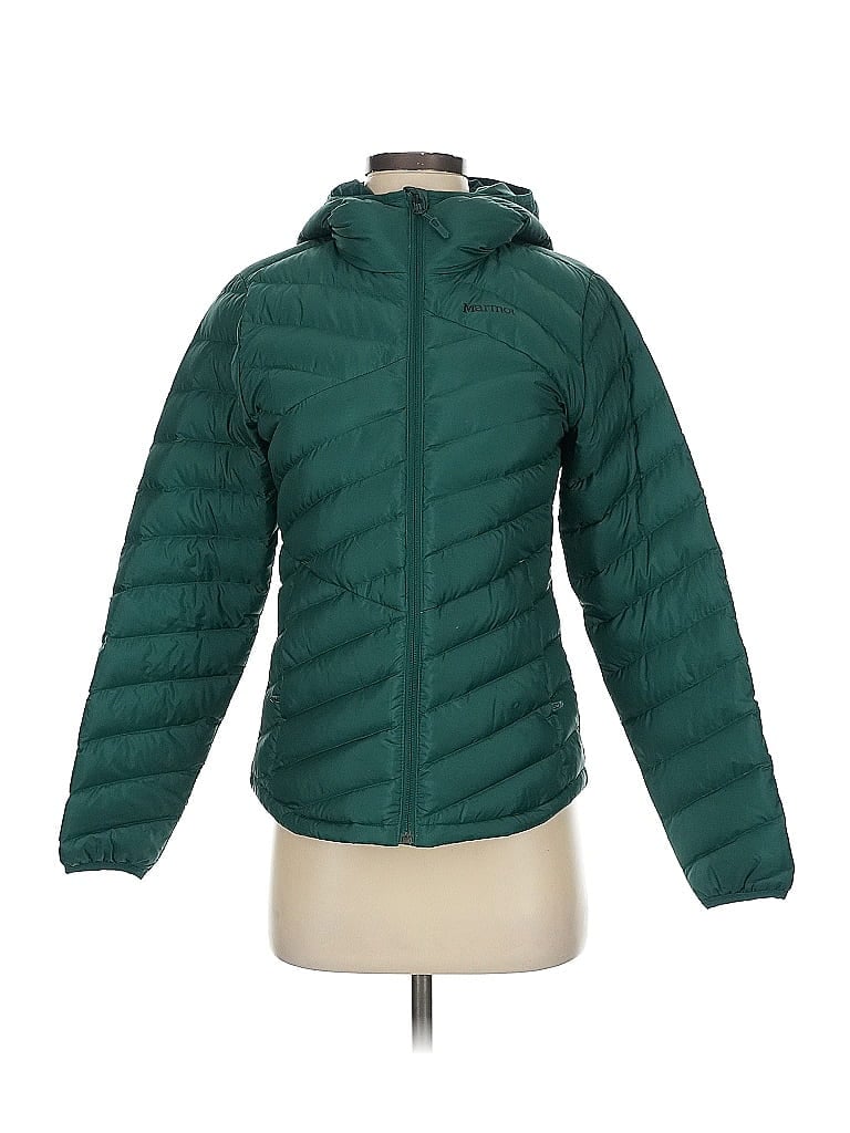 Marmot 100% Polyester Green Snow Jacket Size XS - photo 1