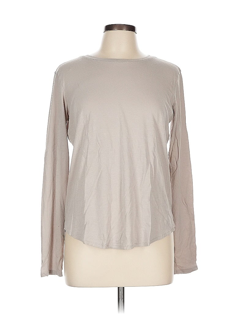 Vince. Gray Long Sleeve T-Shirt Size L - photo 1