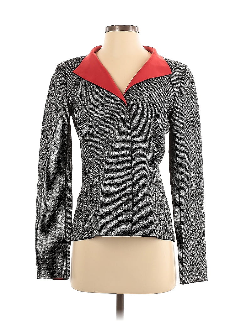 Pre-owned Lafayette 148 Jacket In Gray