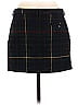 Ralph Lauren Sport 100% Wool Plaid Black Wool Skirt Size 6 - photo 2