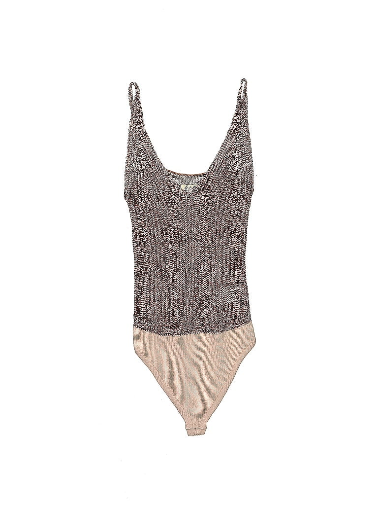 Intimately by Free People 100% Cotton Tan Bodysuit Size XS - photo 1