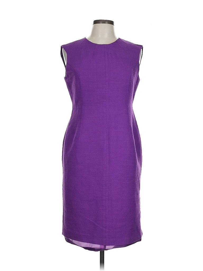 Pre-owned Evan Picone Cocktail Dress In Purple