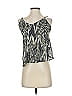 Olivaceous 100% Polyester Gray Sleeveless Blouse Size S - photo 1