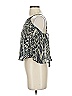 Olivaceous 100% Polyester Gray Sleeveless Blouse Size S - photo 5