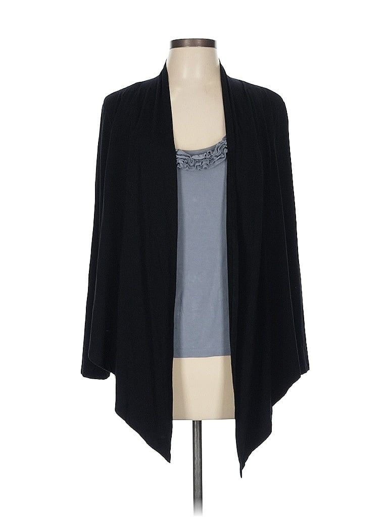 Pre-owned Sutton Studio Long Sleeve Top Black Cowl Neck Tops