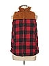 Maurices 100% Polyester Plaid Red Vest Size XL - photo 1