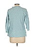 Habitat 100% Cotton Teal Cardigan Size L - photo 2