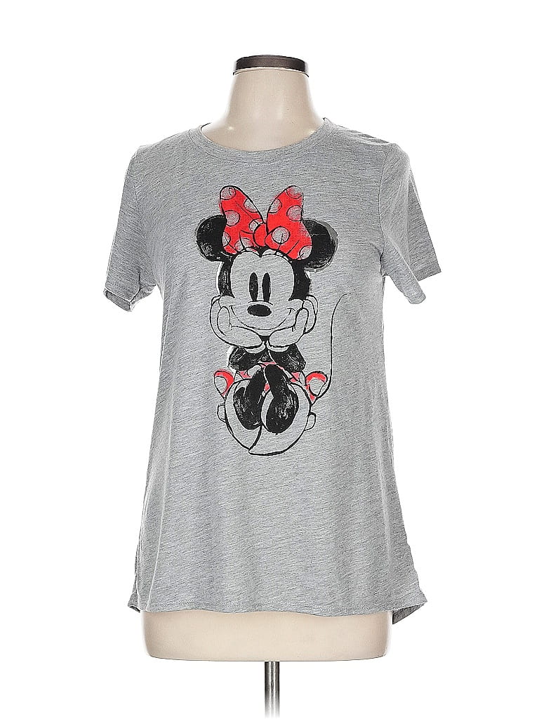 Disney Gray Short Sleeve T-Shirt Size L - photo 1